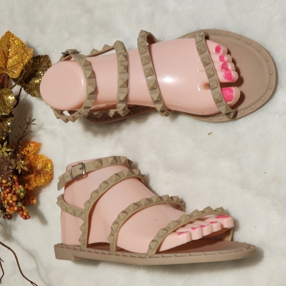 Studded Tan Sandals